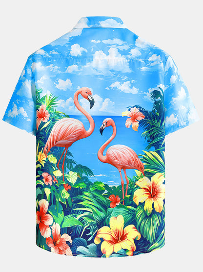 Keanu – Camisa hawaiana floral para hombre