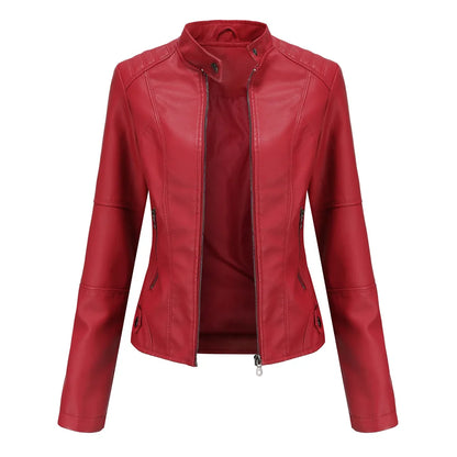 Bellini | Giacca in pelle liscia minimalista