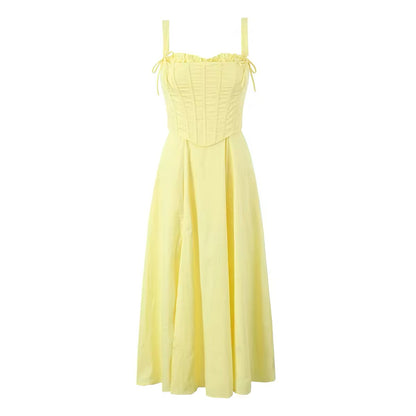 ROMANA– VESTIDO MIDI CON CORSET