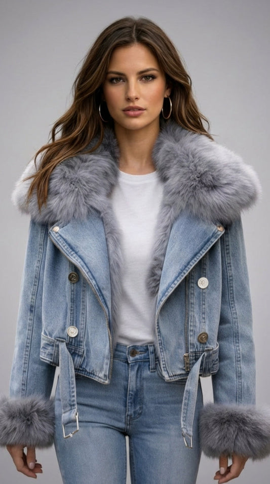 CHAQUETA VESPERA CON FORRO DE PELO