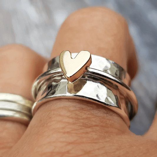 ANILLO CORAZÓN SERENO