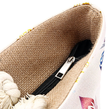 Pineapple Paradise – Bolsa de playa colorida con diseño tropical