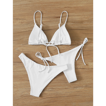 Beach Glow Trio – Bikini de 3 piezas con dos braguitas combinables
