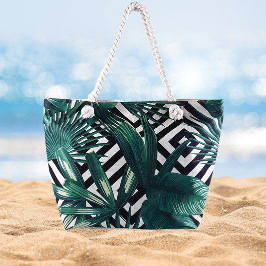 BeachBreeze – Bolsa de playa resistente de lona impermeable
