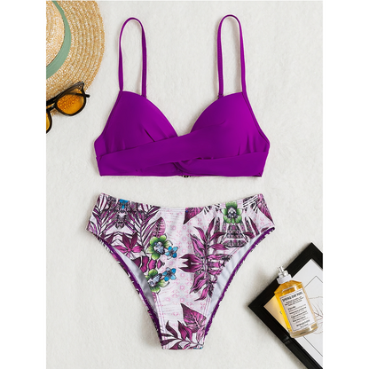 Tropical Temptation – Bikini tropical con diseño elegante y copa con aro