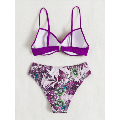 Tropical Temptation – Bikini tropical con diseño elegante y copa con aro