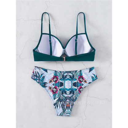 Tropical Temptation – Bikini tropical con diseño elegante y copa con aro