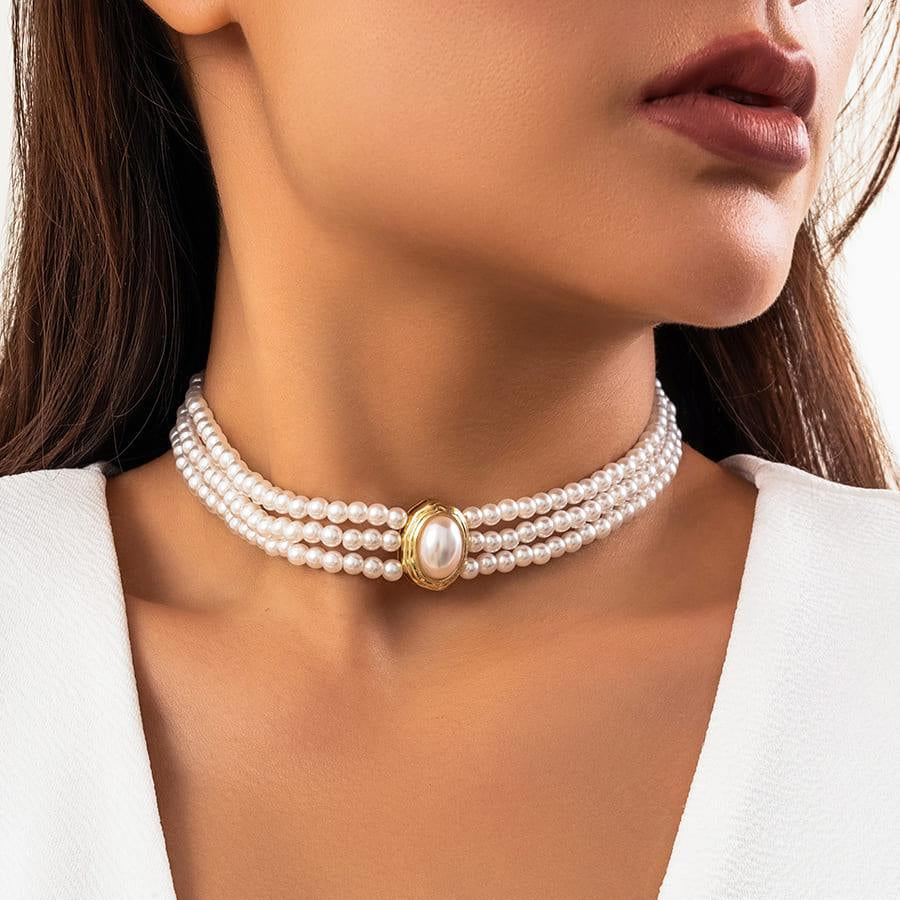 CHOKER MULTIHILO VINTAGE LUZ