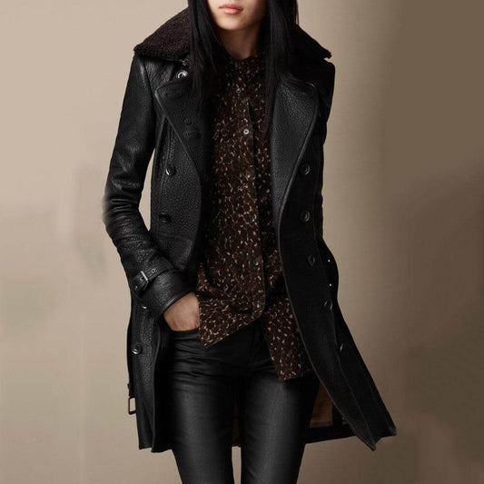 LENA™ | ABRIGO DE CUERO