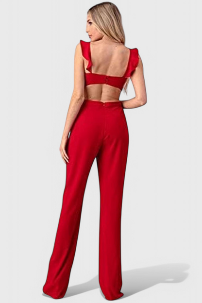 MONO ELEGANTE DE PIERNA ANCHA n.08146