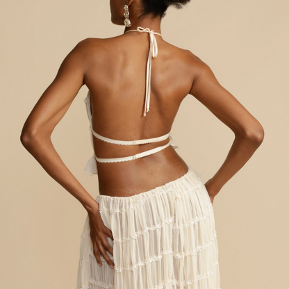 Solene – Conjunto veraniego top y falda