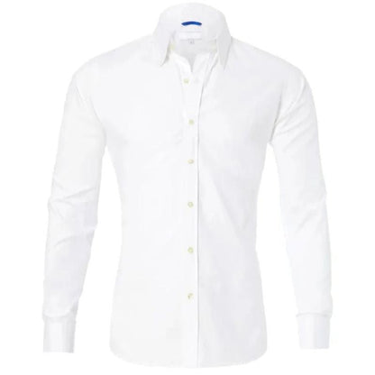 LEO – Camisa con cremallera resistente a las arrugas