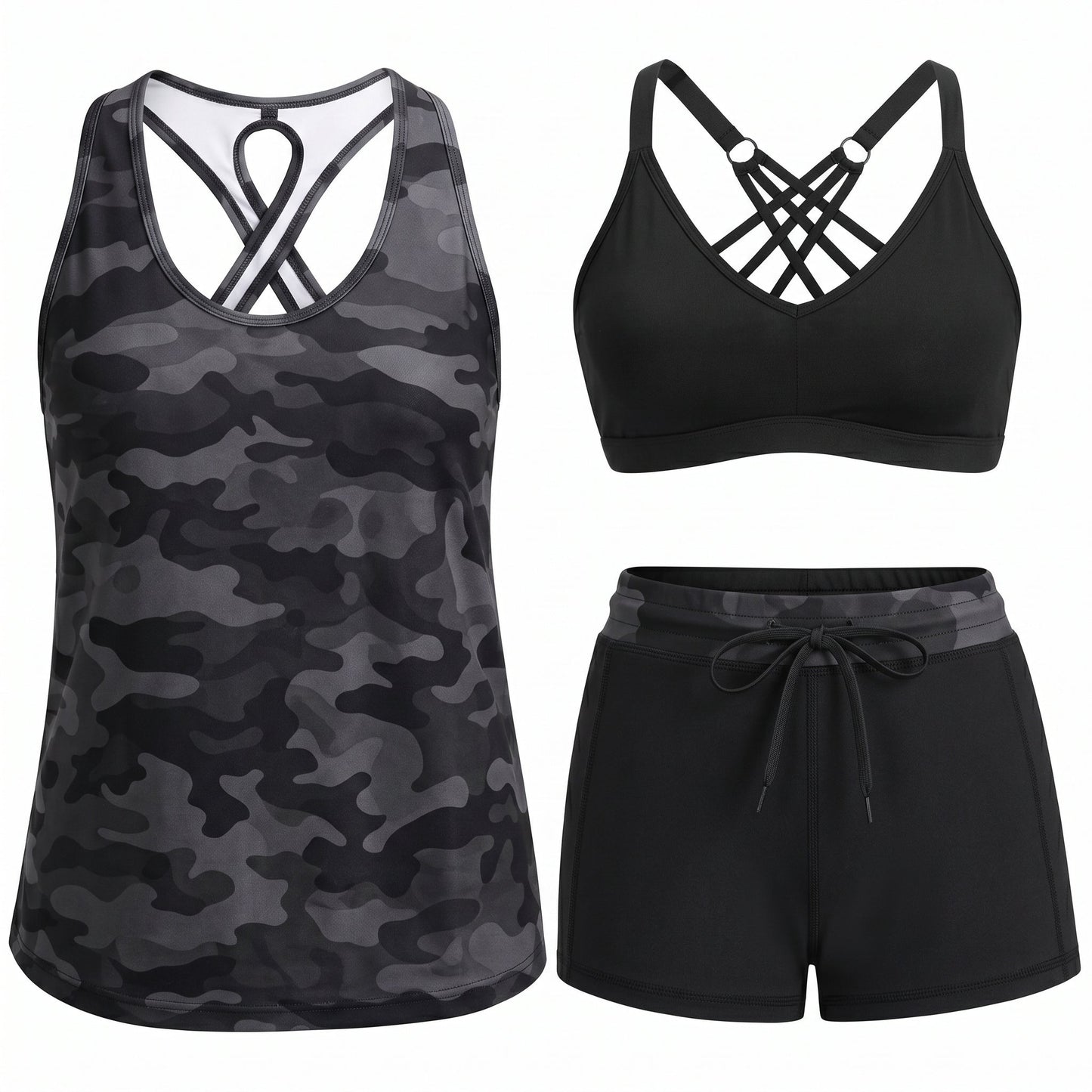 TANKINI DEPORTIVO TROPICAL NEREA
