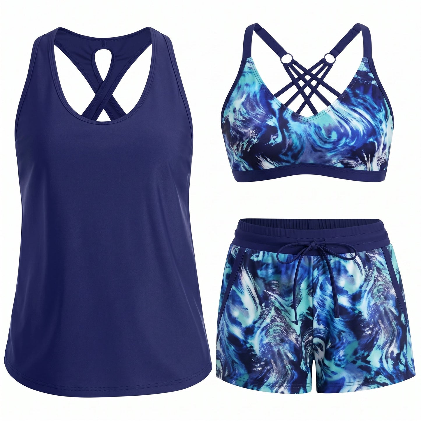 TANKINI DEPORTIVO TROPICAL NEREA
