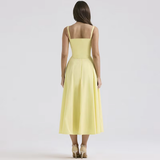 ROMANA– VESTIDO MIDI CON CORSET