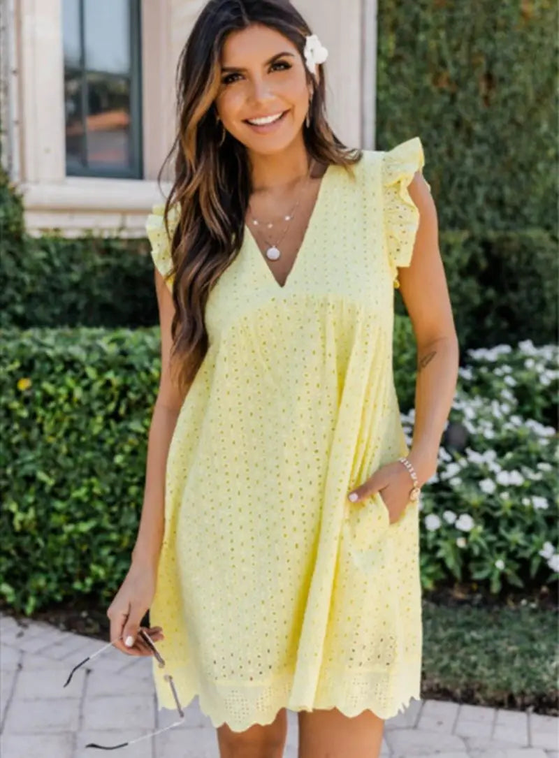 Hedy – Vestido elegante con escote en V