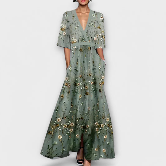 Elena™ | Vestido maxi elegante