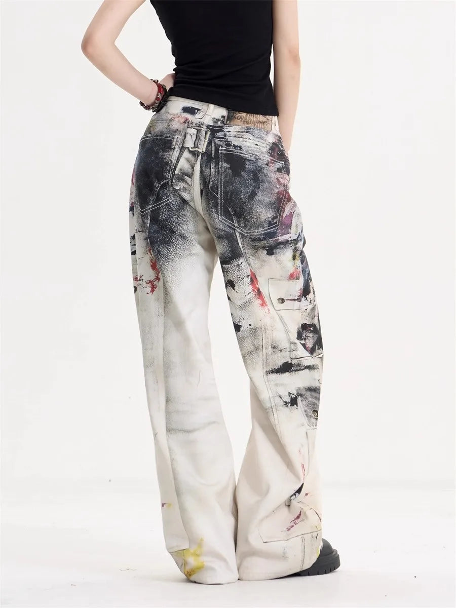 JEANS AMERICAN VINTAGE DOODLE WIDE LEG