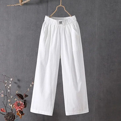 PANTALONES LINO MUJER n.38426