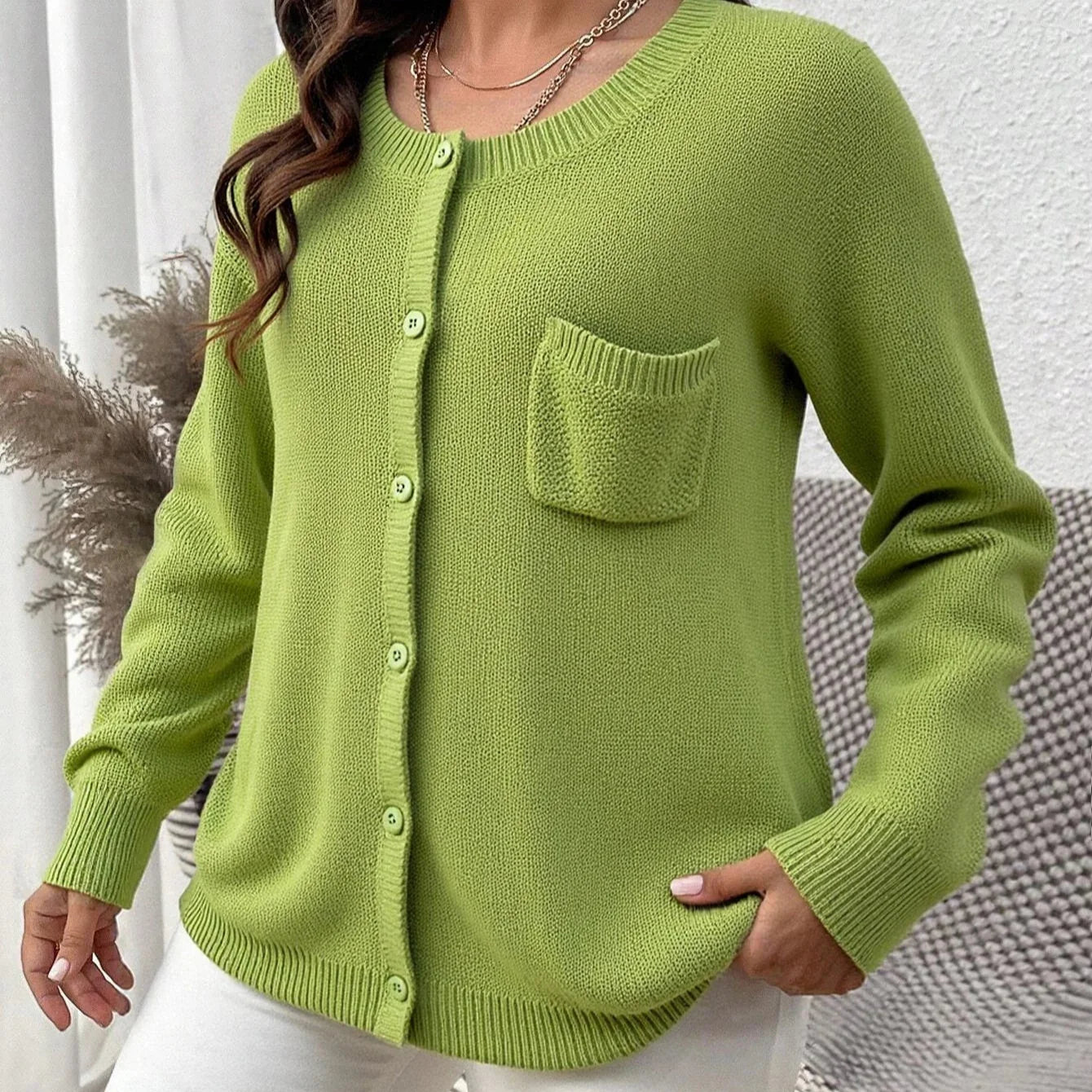 Idle | Cardigan tricot in maglia leggera