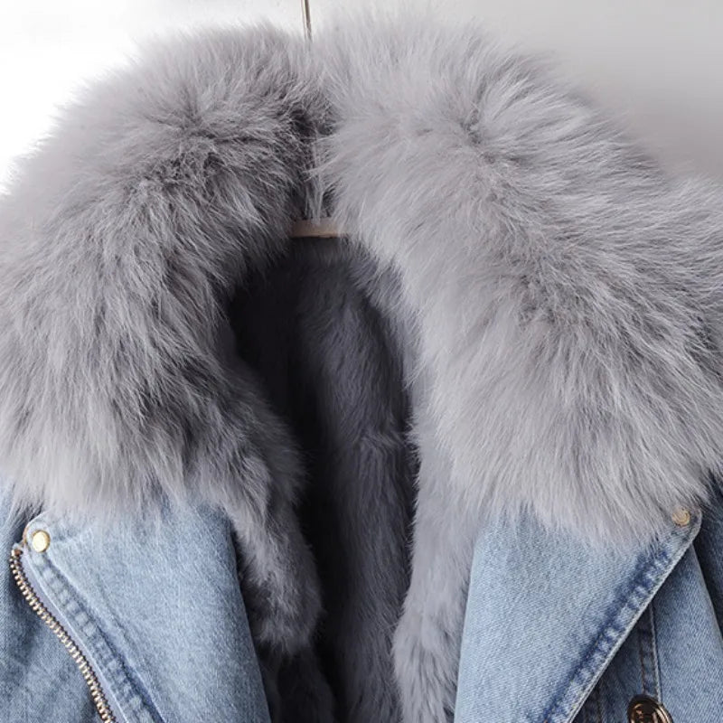 VESPERA-JACKE MIT PELZFUTTER