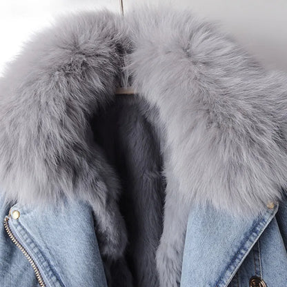 VESPERA-JACKE MIT PELZFUTTER