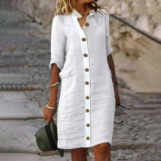 Vestido elegante de algodon