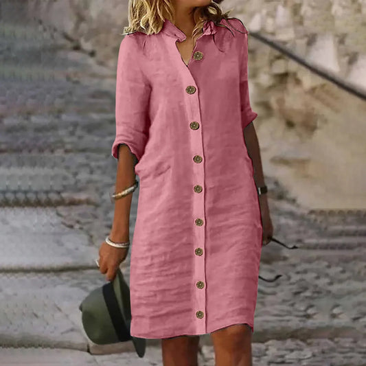 Vestido elegante de algodon