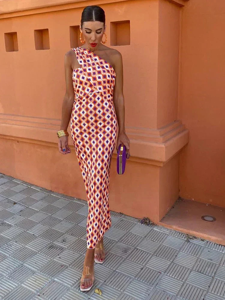 Amelie – Vestido Largo Diseño Tropical