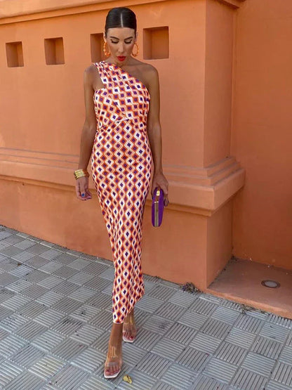 Amelie – Vestido Largo Diseño Tropical