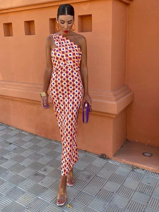 Amelie – Vestido Largo Diseño Tropical