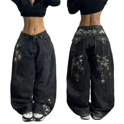 JEANS HIGH STREET WIDE LEG CINTURA ALTA