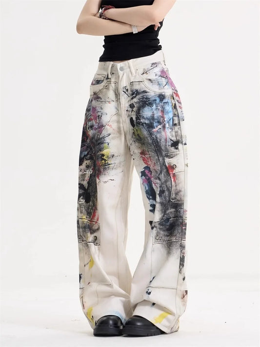JEANS AMERICAN VINTAGE DOODLE WIDE LEG