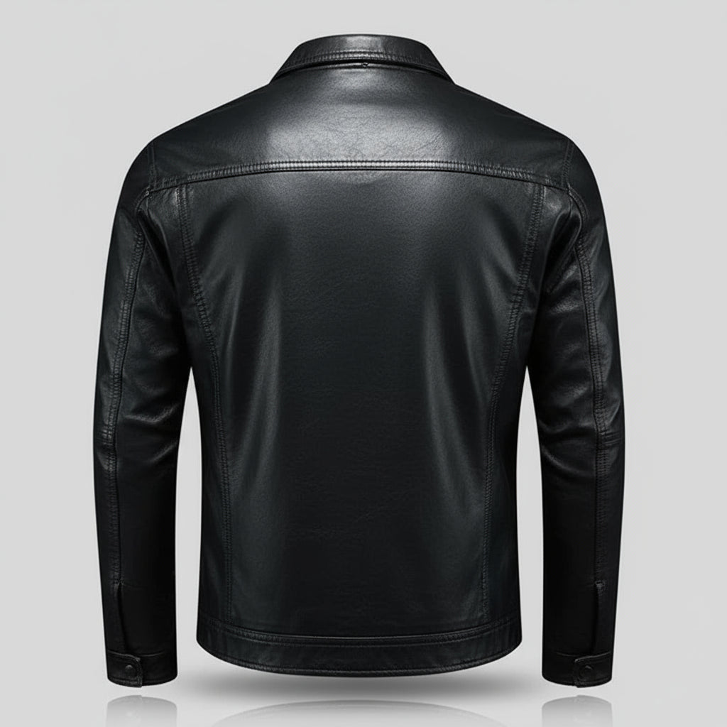 CHAQUETA DE CUERO VELLOR PREMIUM