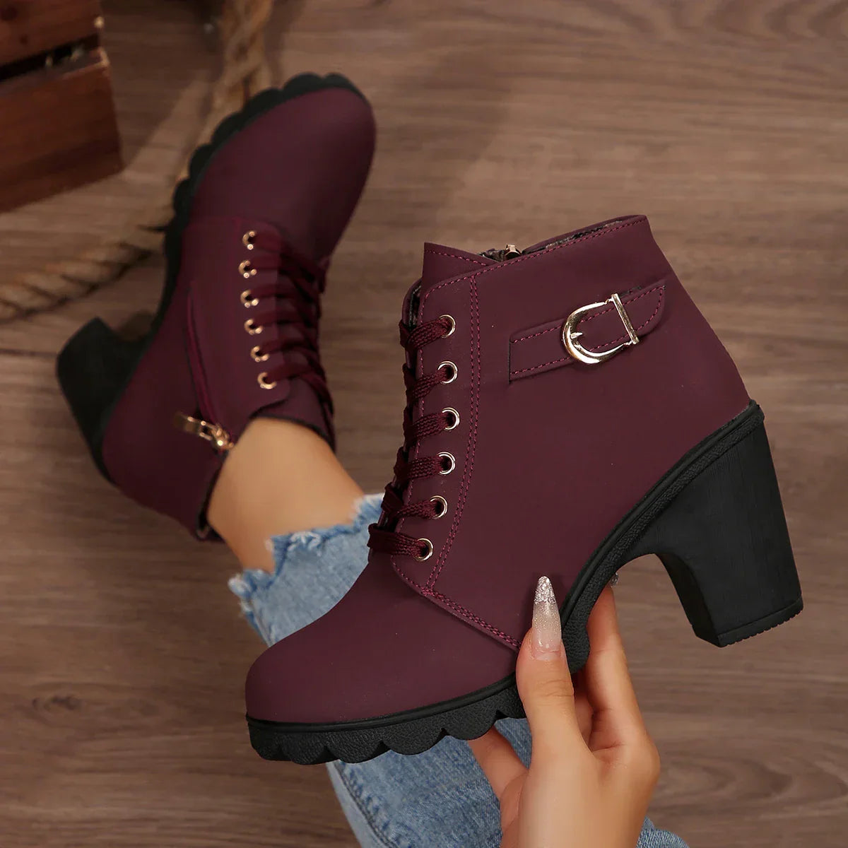 CLAIRE™ | BOTINES CÓMODOS DE TACÓN