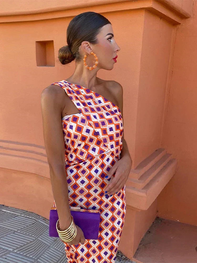 Amelie – Vestido Largo Diseño Tropical