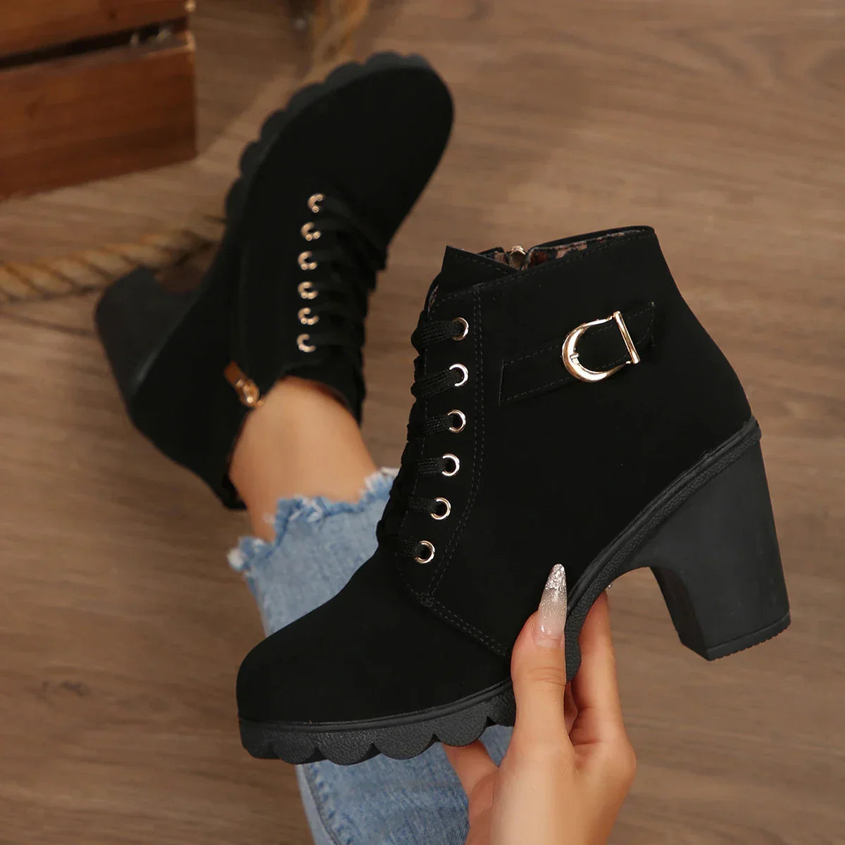 CLAIRE™ | BOTINES CÓMODOS DE TACÓN