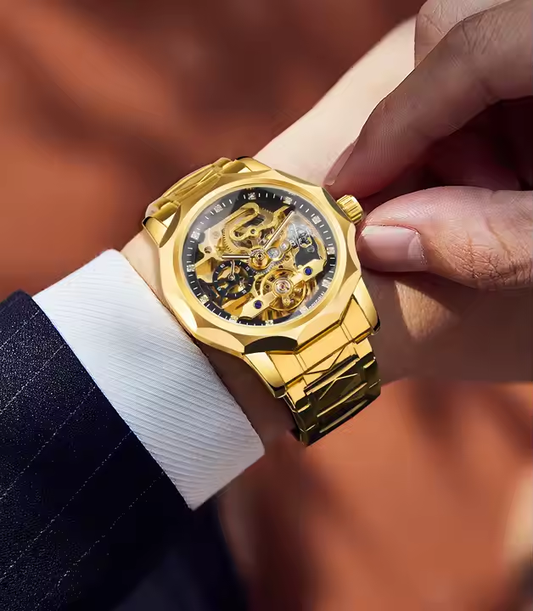 Reloj mecánico de lujo para hombre