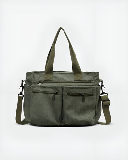 Urban Cord Tote Bag – Estilo funcional para el día a día