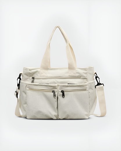 Urban Cord Tote Bag – Estilo funcional para el día a día