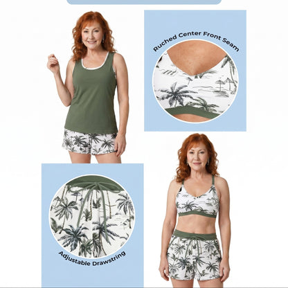 TANKINI DEPORTIVO TROPICAL NEREA