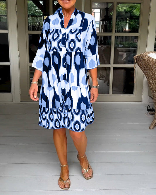 Laura – Vestido estampado con estilo