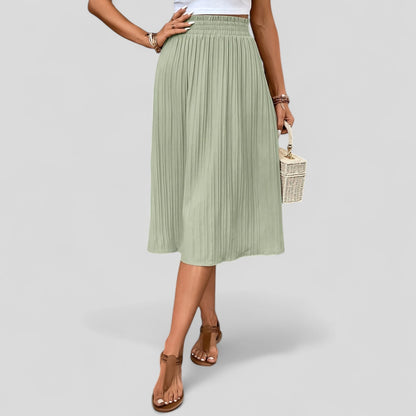 FALDA MIDI PLISADA n.07146
