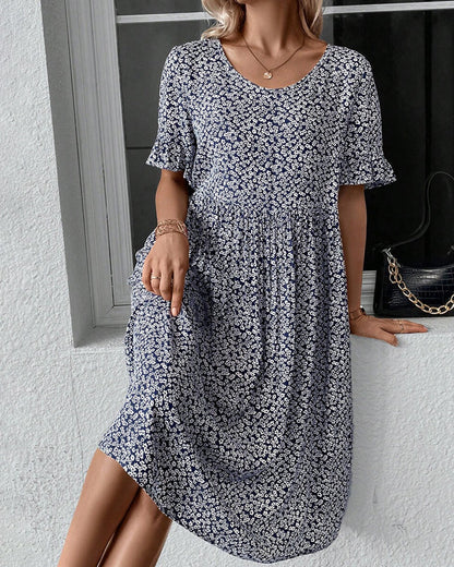 Fleur – Vestido midi floral elegante para mujer