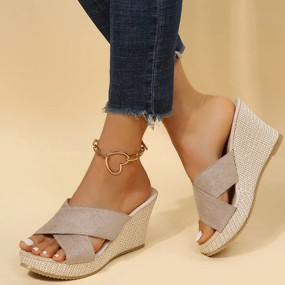 Alma – Sandalias de cuña cómodas y casuales