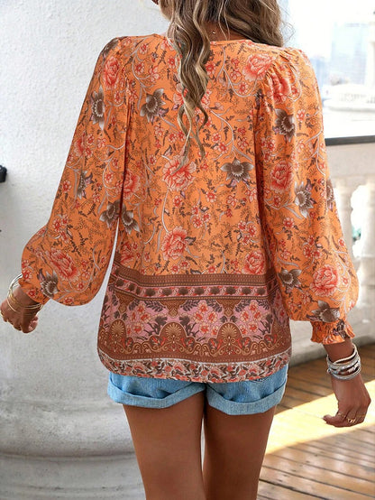 Helena – Blusa veraniega boho floral