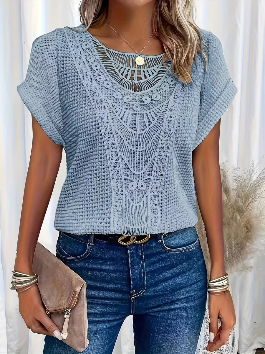 Ezra – Blusa estilo boho con elegancia sin esfuerzo