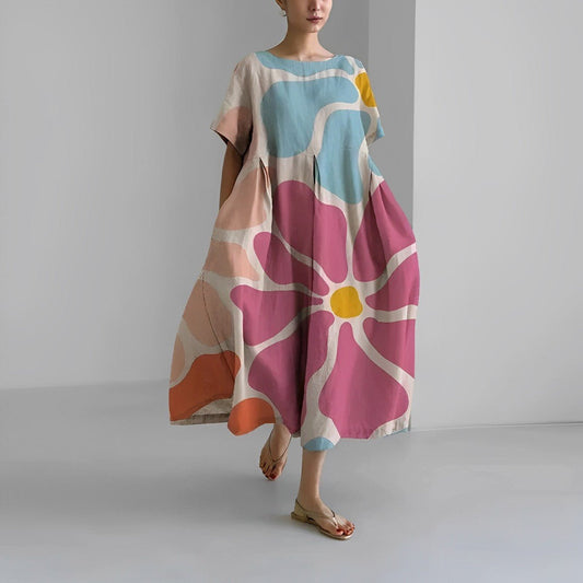 Claire – Vestido bohemio con estampado floral
