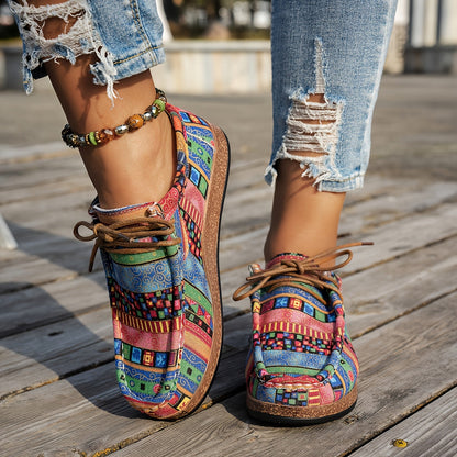 ZAPATOS ESTAMPADO PATCHWORK