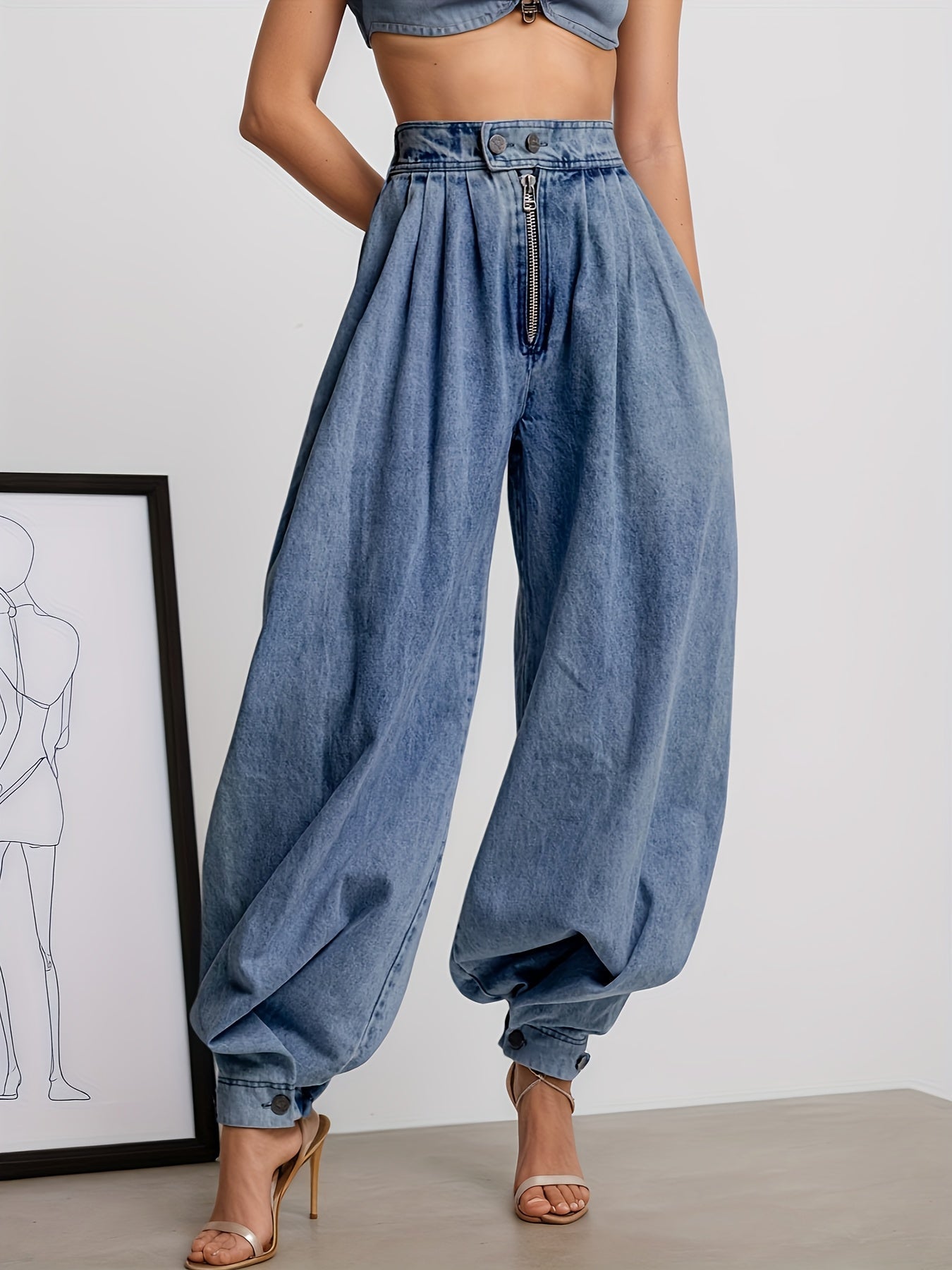 PANTALÓN HAREM VINTAGE JOGGER